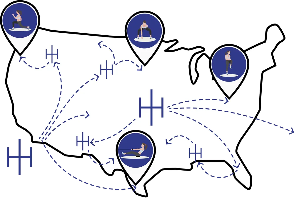 Connecting the gym and the home