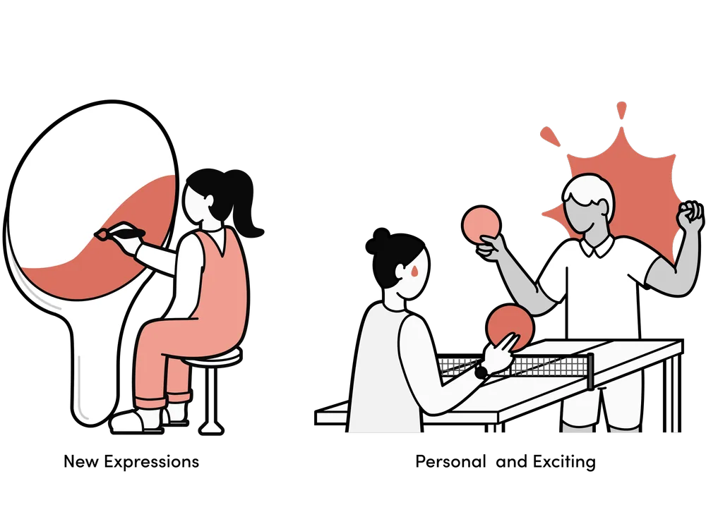 Infuse expression into sports gear